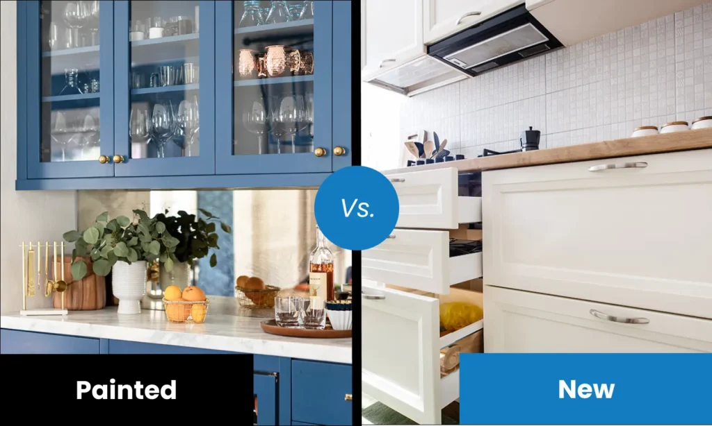 Cabinet Painting vs Replacement