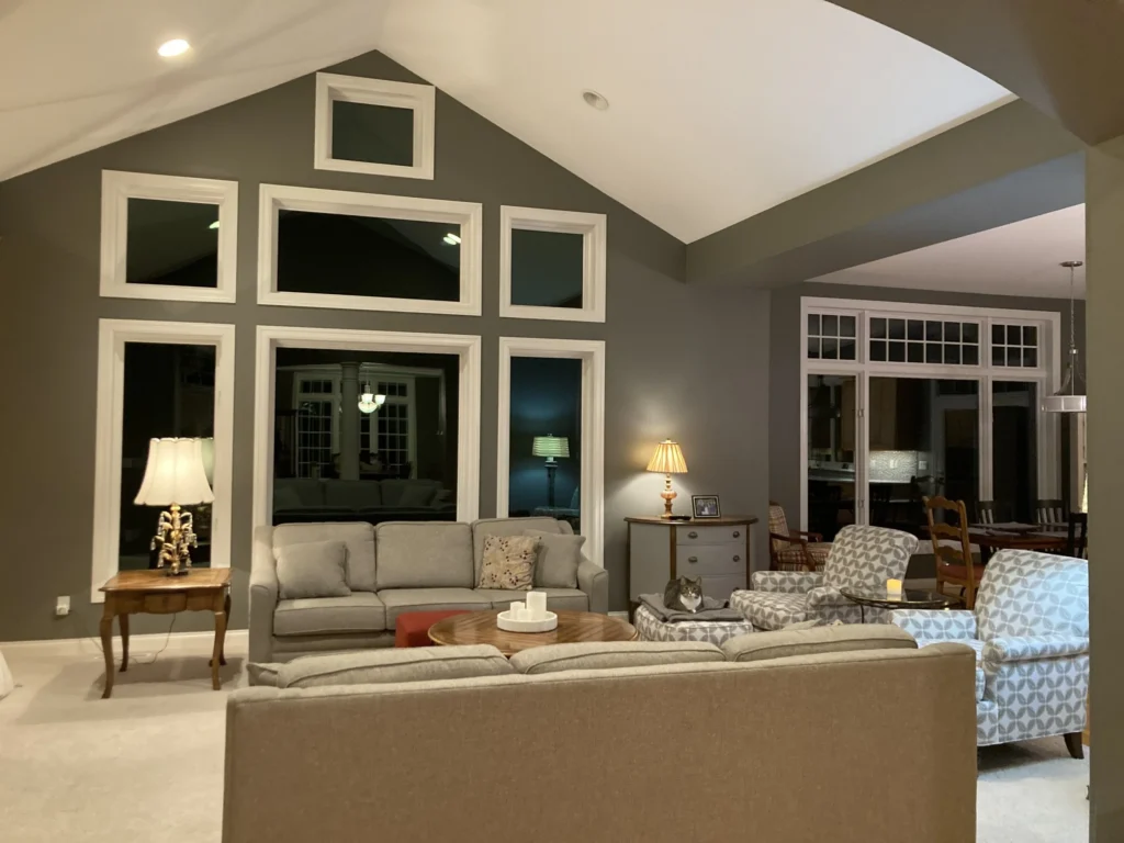 Painting project gallery showcasing interior and exterior work by Expert Painting LLC