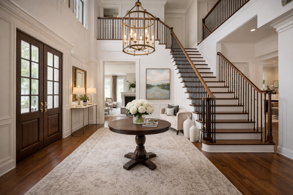 Modern painted interior room in New Berlin WI home by Expert Painting LLC