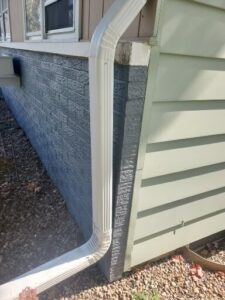 Power washed and applied 2 coats of Loxon XP to exterior brick.