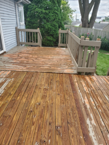 Power Washing Deck