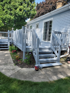 Applied two coats of SuperDeck semi-solid for a sleek finish.