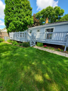 Two coats of SuperDeck semi-solid applied for a durable finish.