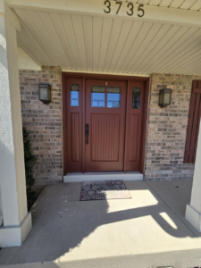 Front Door 2 Coats of Emerald Urethan Enamel