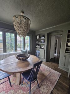 Color Drench, Black Hardware, Enamel Cabinets Color Drench, Black Hardware, Enamel Cabinets