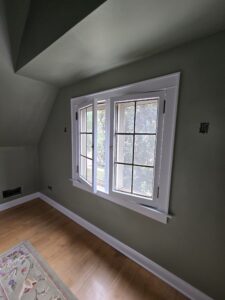 Drywall Repair, New Hardware, Enamel Trim, Super Paint Walls