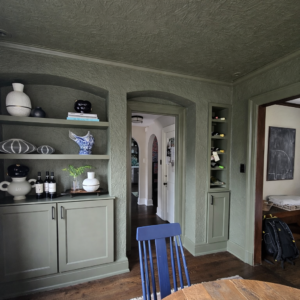 Enamel Trim & Black Hardware: Cohesive Dining Redesign