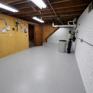 Basement Masonry and Floor Coating Upgrade