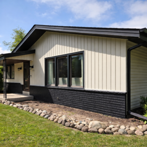 Exterior Siding and Brick Finish